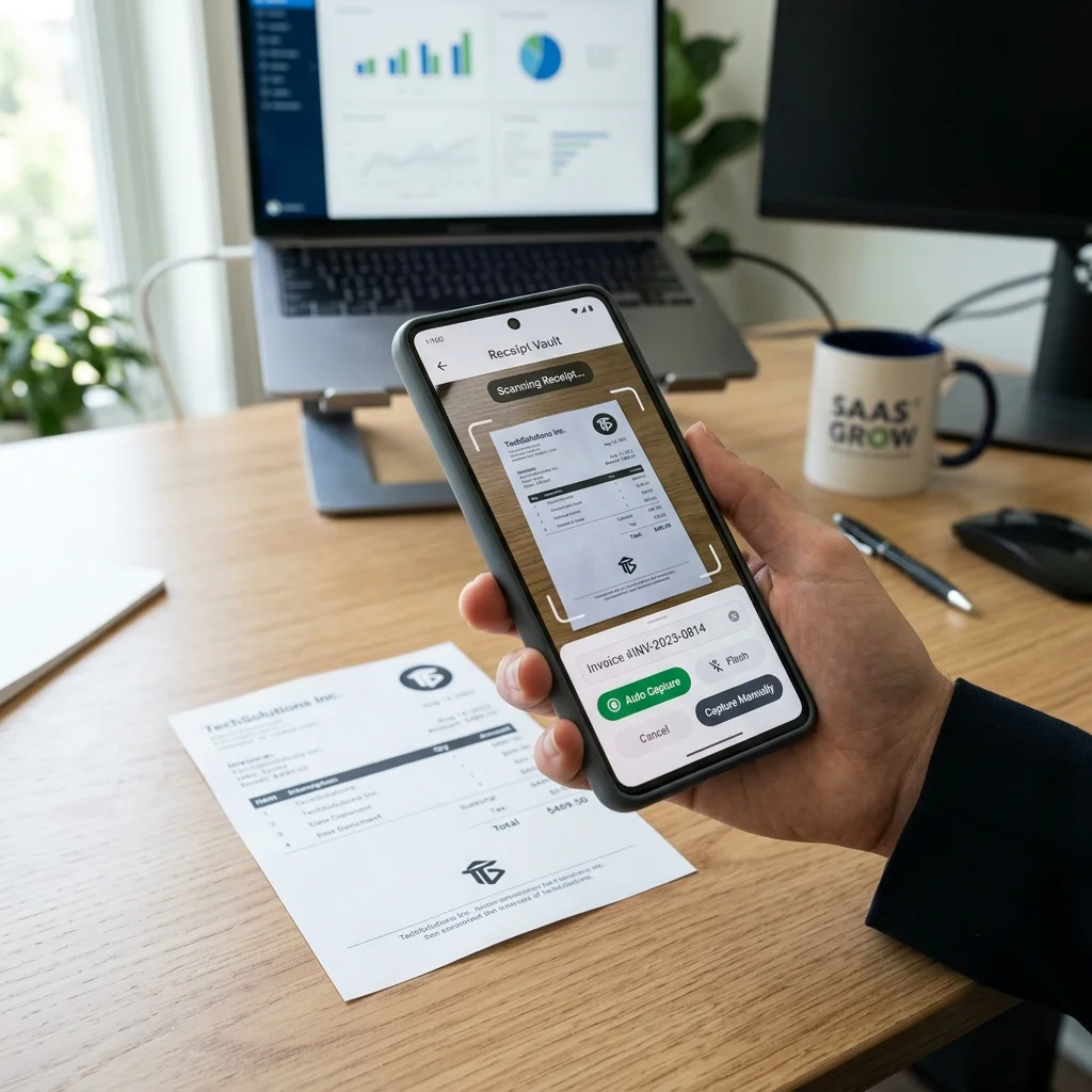 InstaStock Cloud Invoice Storage mockup